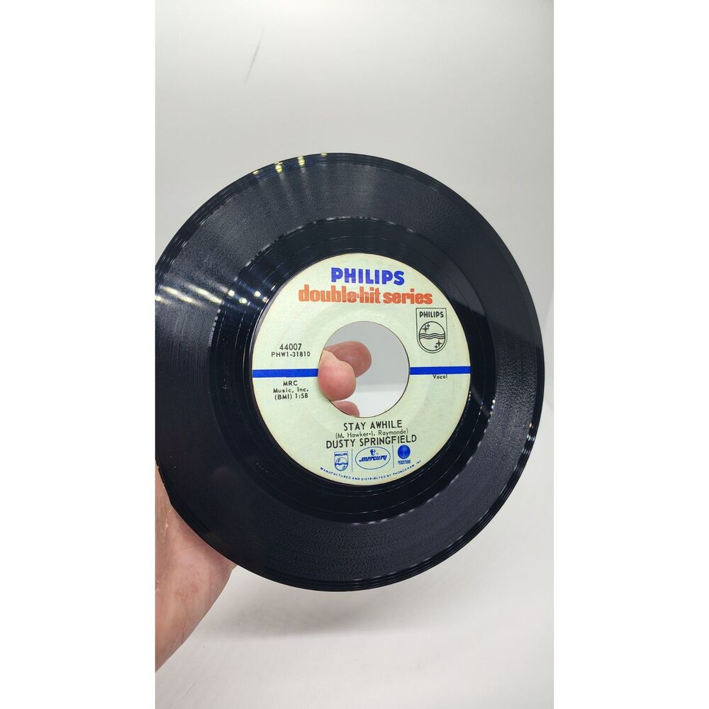 Dusty Springfield Stay Awhile / Wishin' And Hop In' Philips Double-hit Series 45